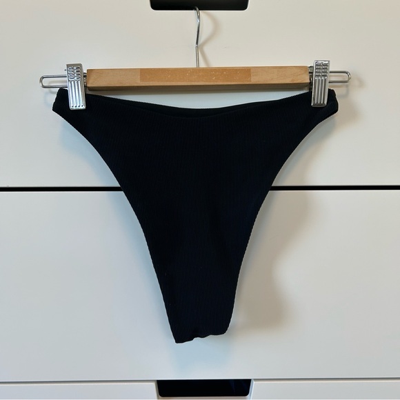 Lovers and Friends Ribbed High Waist Bikini Bottom - Picture 2 of 6